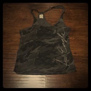American Eagle Outfitters Camo Tank Top
